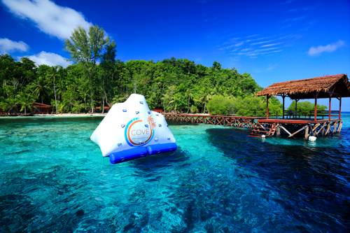 Cove Eco Resort buoy near jetty, Raja Ampat