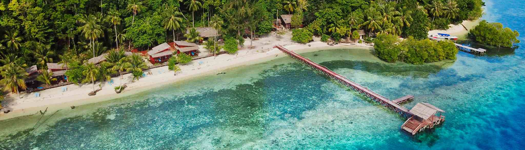 click for details Cove Eco Resort from above